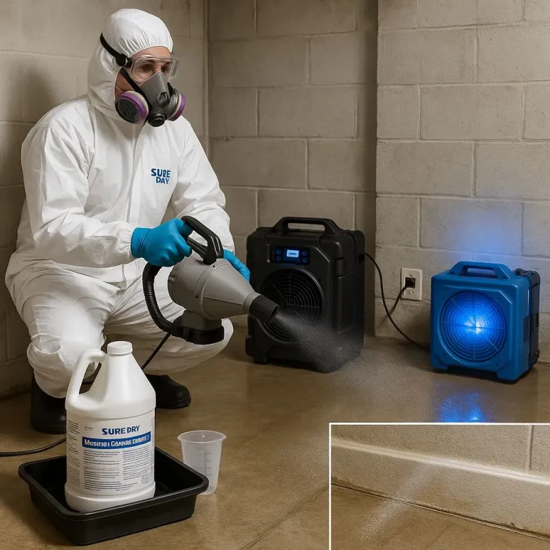 Sanitization and Odor Removal process in Weissport East, PA