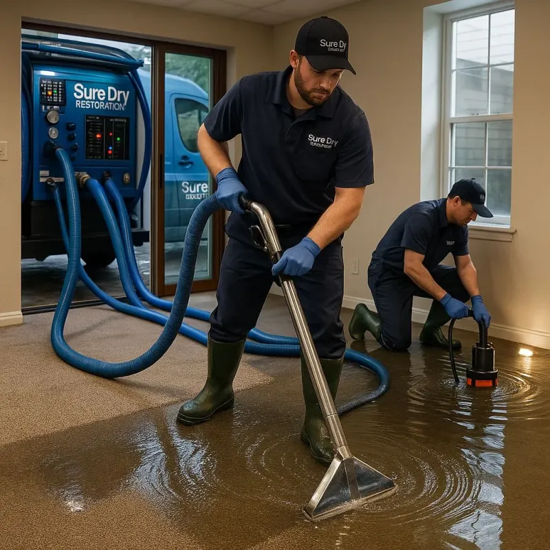 Water Extraction and Removal process in Weissport East, PA